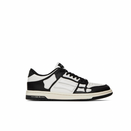 AMIRI Black & White Skel Low Sneakers