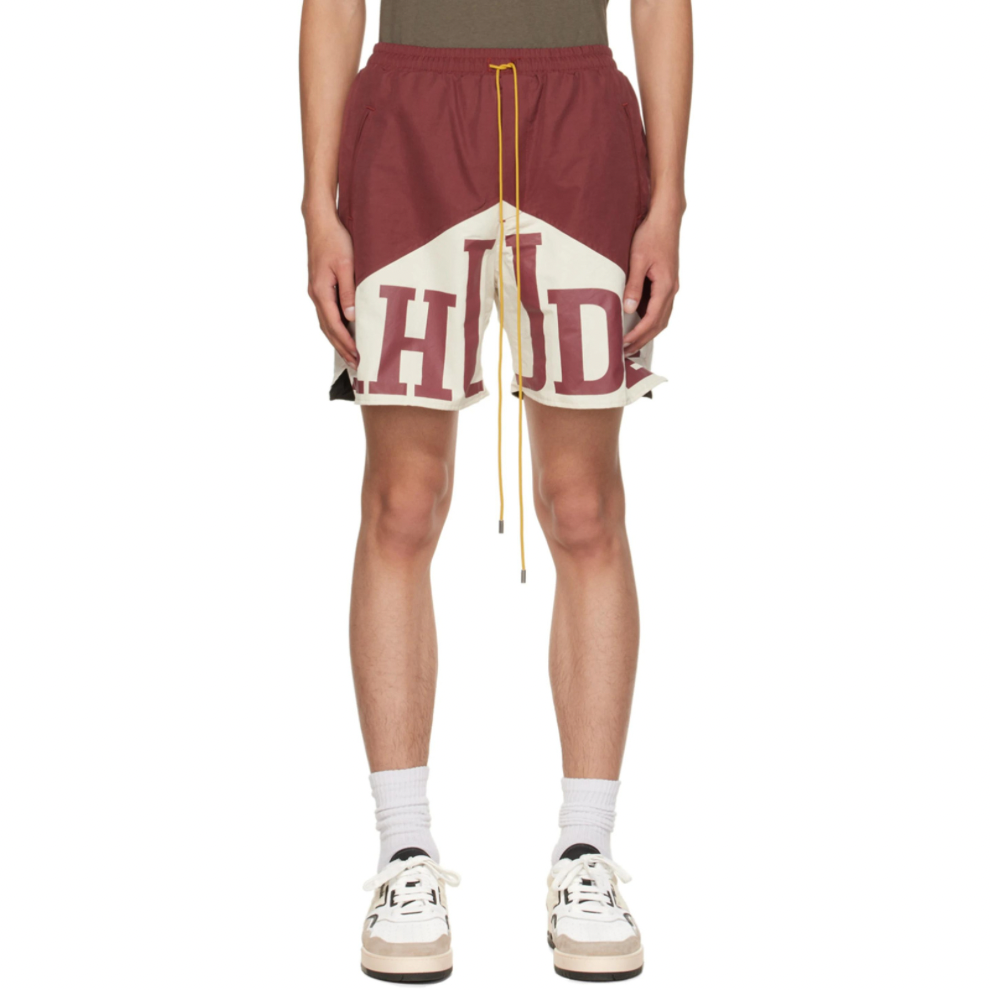 RHUDE Burgundy Yachting Shorts