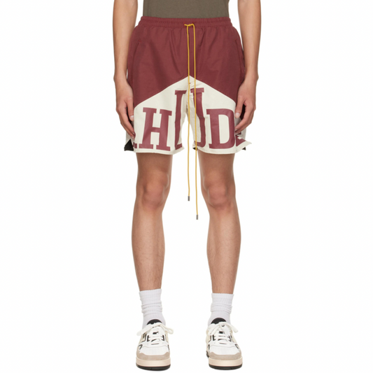 RHUDE Burgundy Yachting Shorts