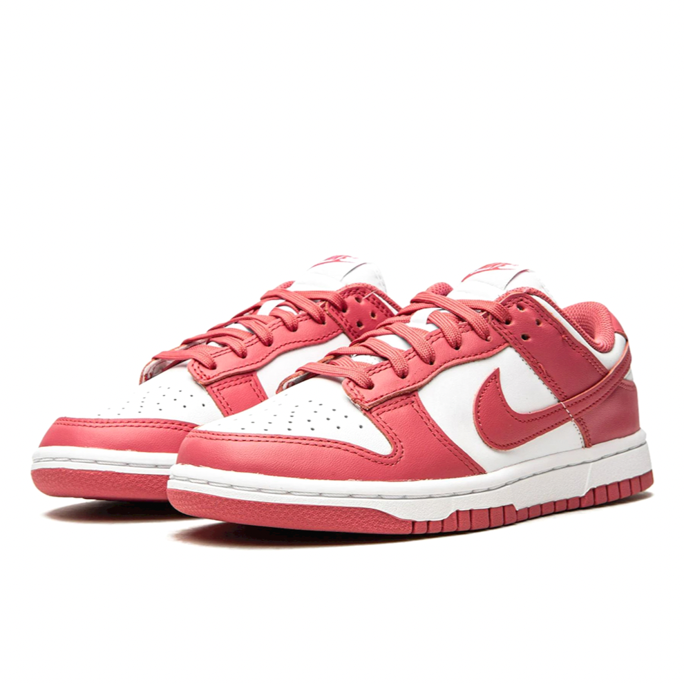 NIKE WMNS DUNK LOW "White/Archeo Pink"