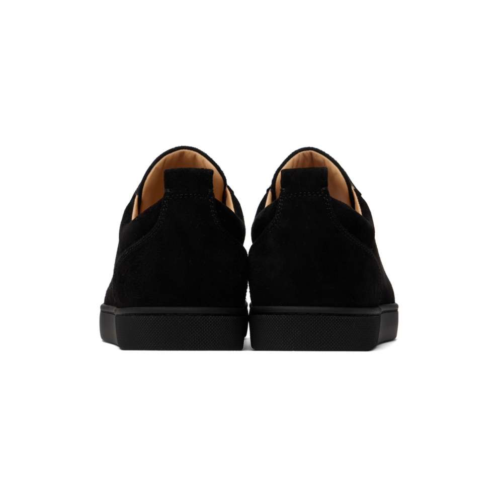 CHRISTIAN LOUBOUTIN Black Louis Junior Spikes Sneakers
