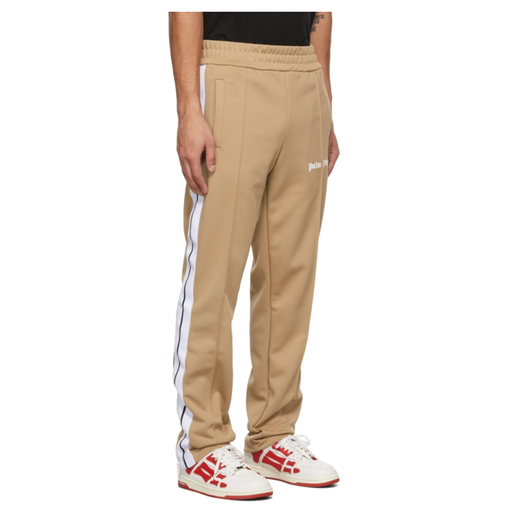 PALM ANGELS Beige Classic Track Pants