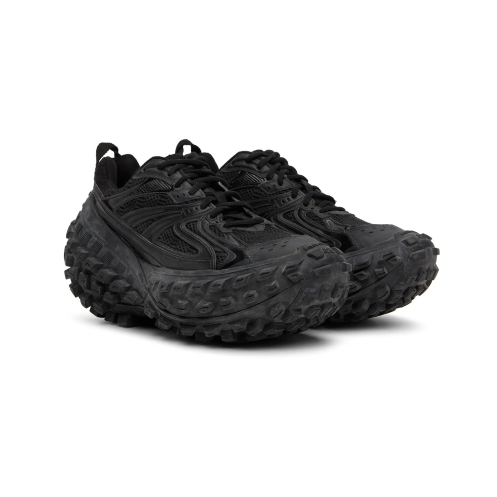 BALENCIAGA Black Defender Sneakers