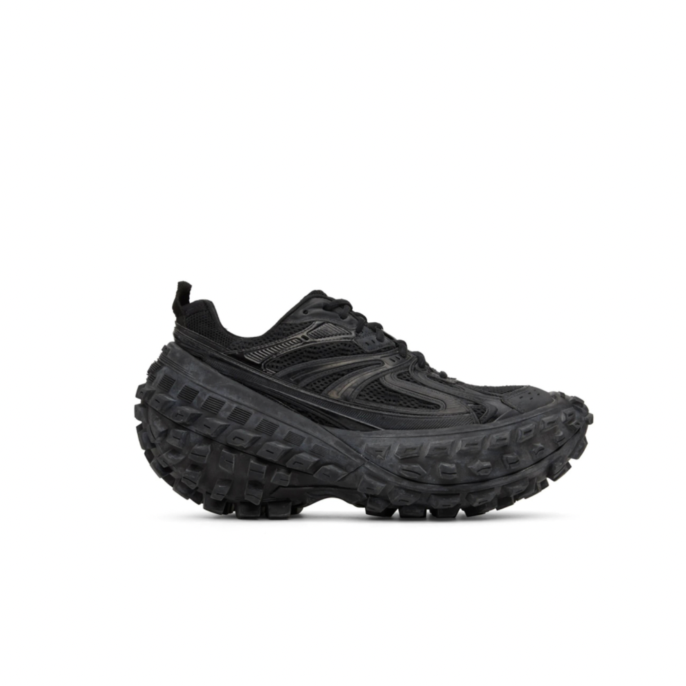 BALENCIAGA Black Defender Sneakers