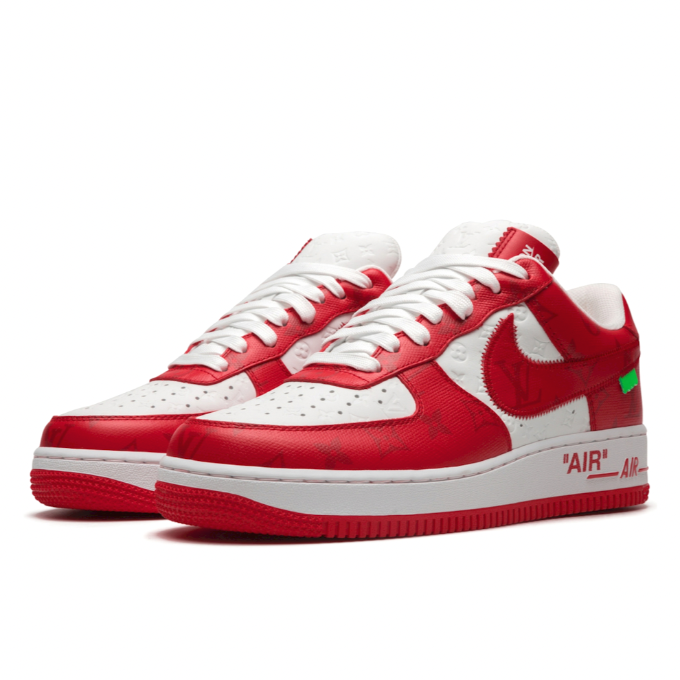 Louis Vuitton Nike Air Force 1 Low By Virgil Abloh White Red – Story Cape  Town