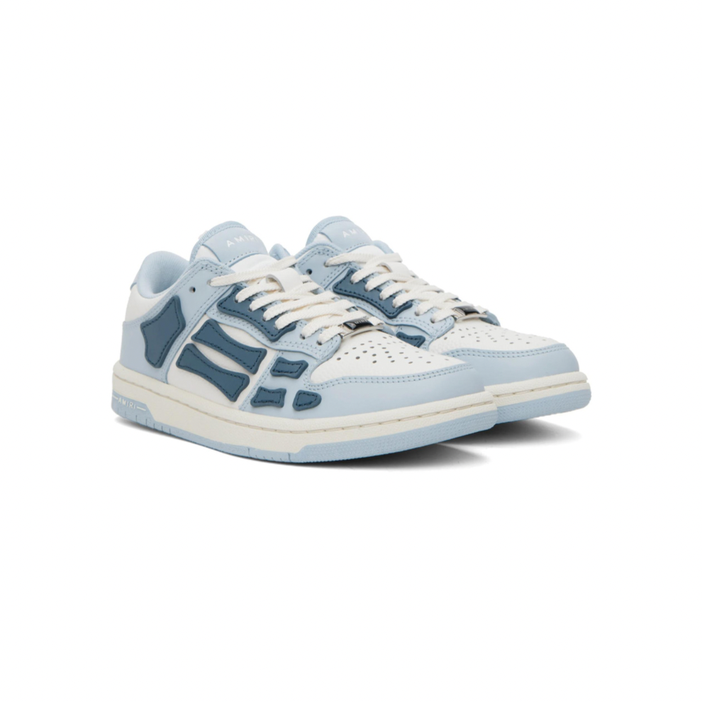 AMIRI Blue Skel Top Low Sneakers
