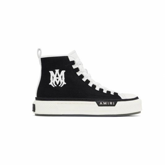 AMIRI Black & White M.A. Court Sneakers