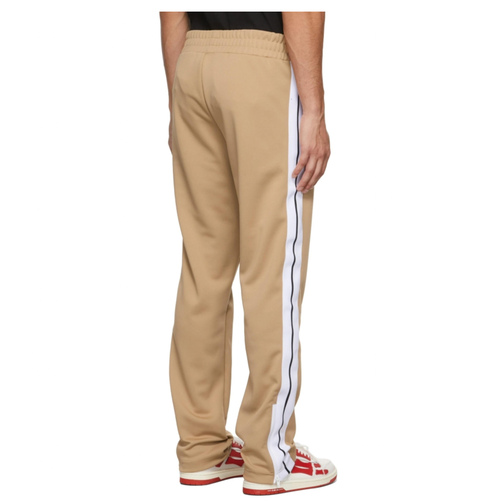 PALM ANGELS Beige Classic Track Pants