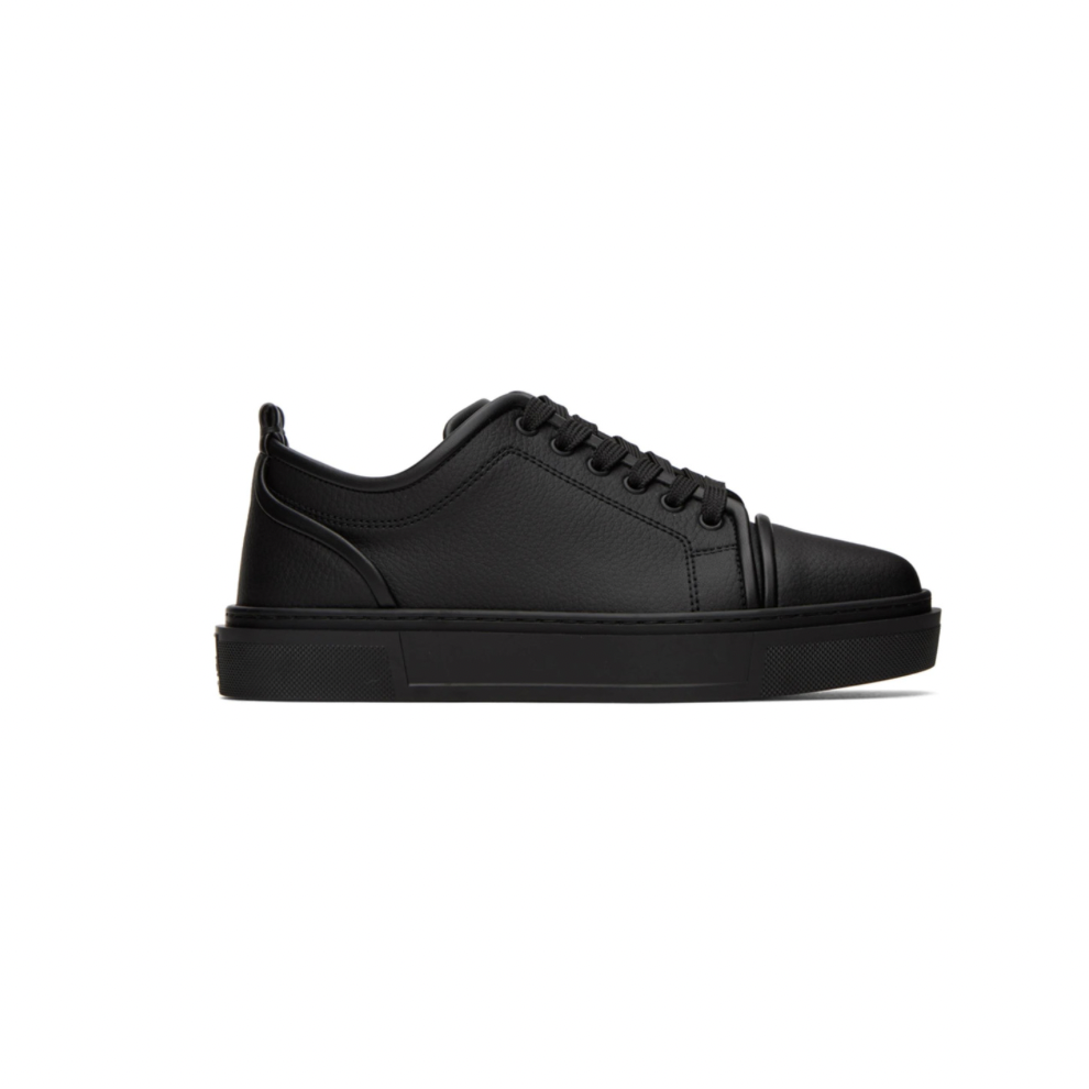 CHRISTIAN LOUBOUTIN Black Adolon Junior Sneaker
