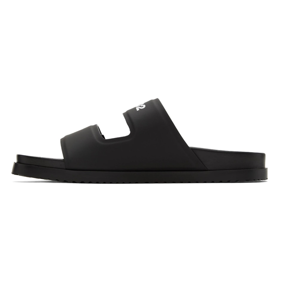 DSQUARED2 Black Logo Sandals