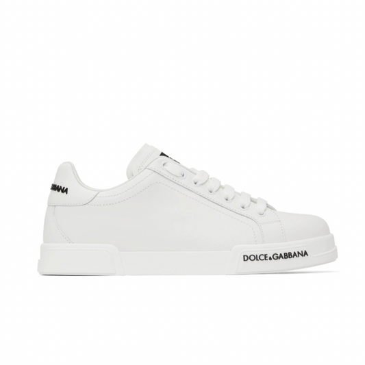 DOLCE & GABBANA White Portofino Sneakers