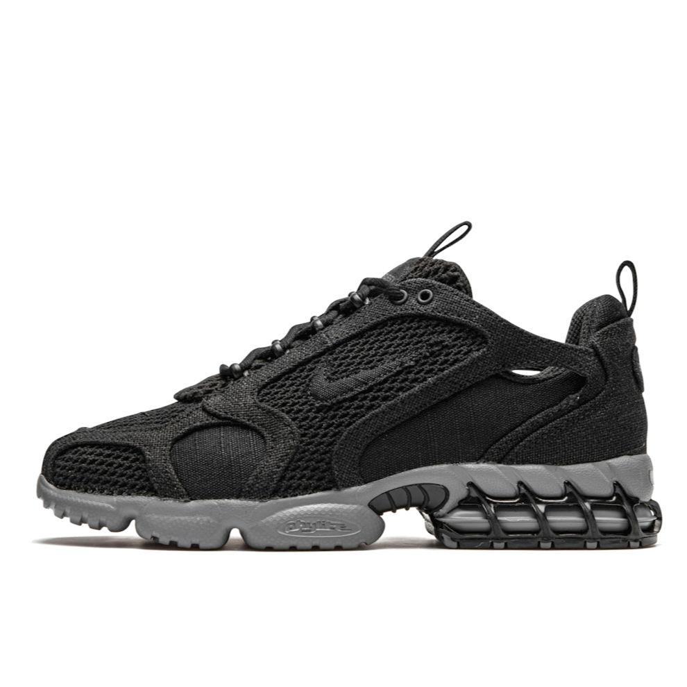 NIKE AIR ZOOM SPIRIDON CAGED "Stussy - Black"