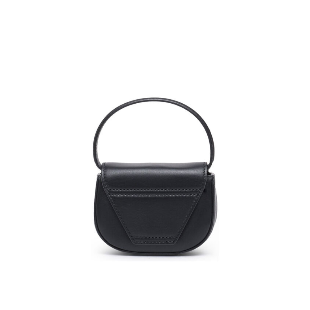 Diesel 1DR XS Mini Bag with D Plaque Black