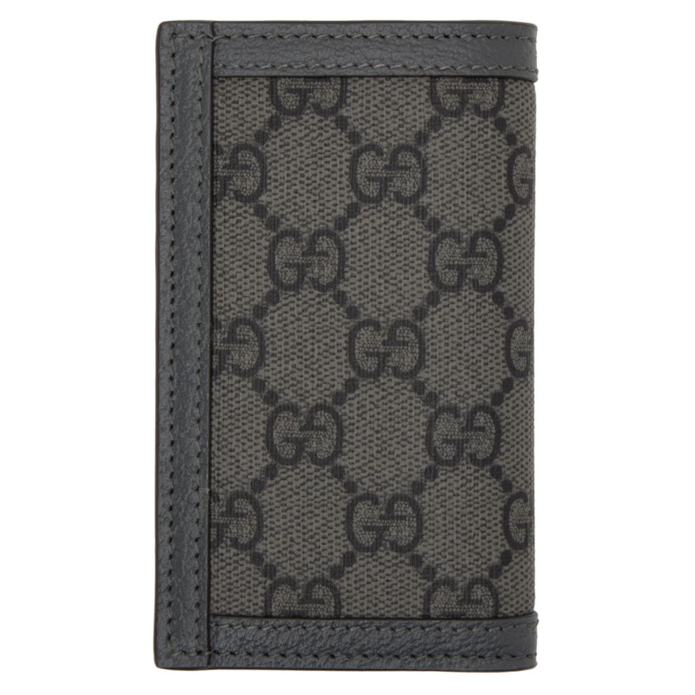 GUCCI Gray Ophidia Card Holder