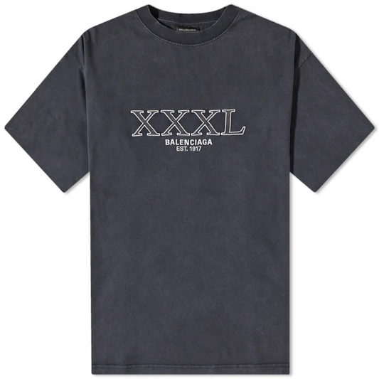 BALENCIAGA OVERSIZED XXXL TEE BLACK & WHITE