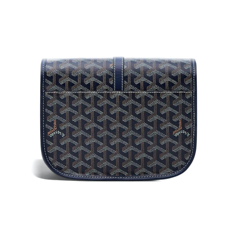 navy blue goyard messenger