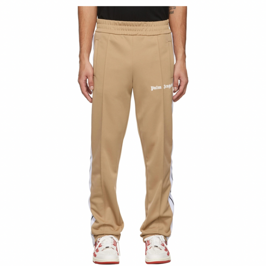 PALM ANGELS Beige Classic Track Pants