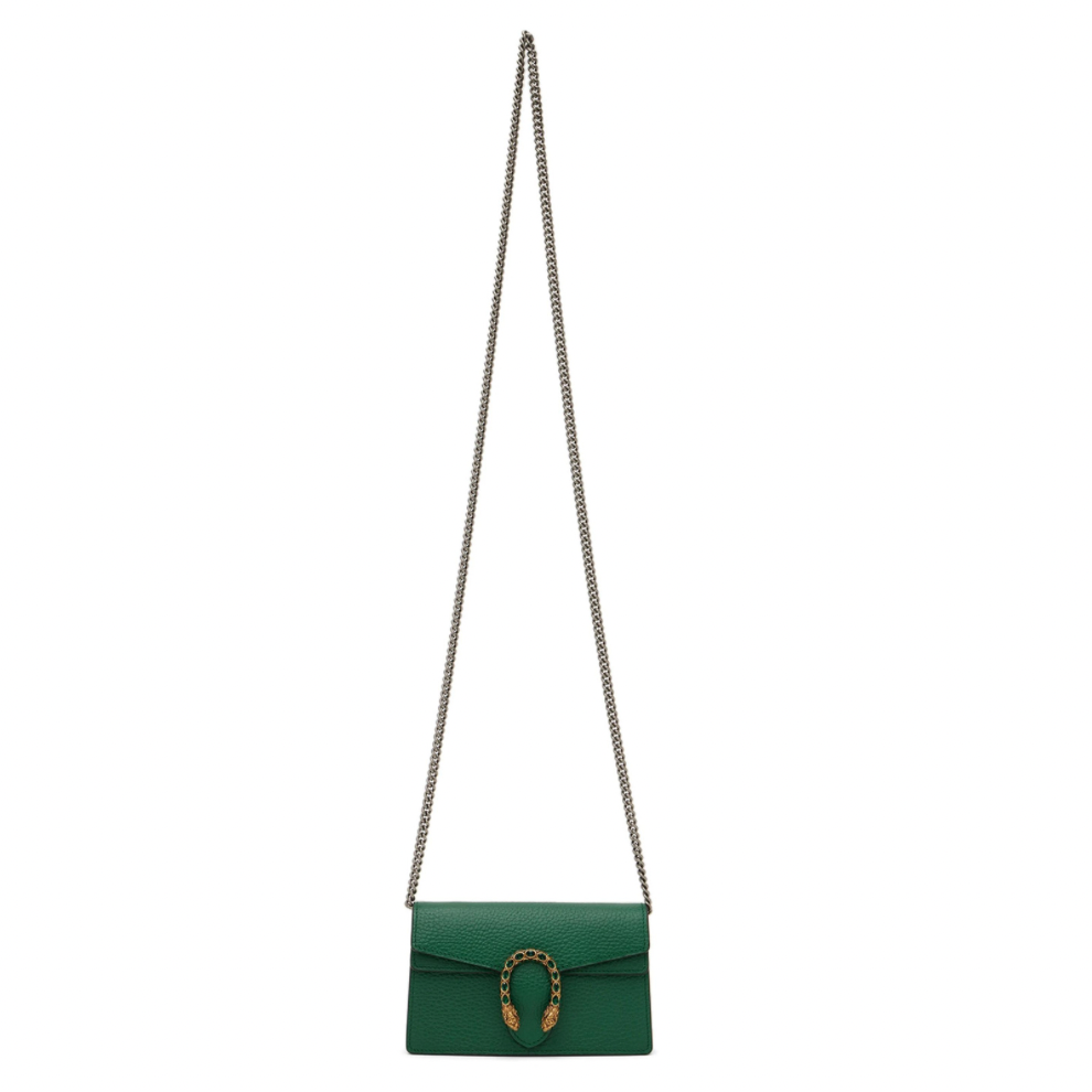 GUCCI Green Mini Dionysus Shoulder Bag
