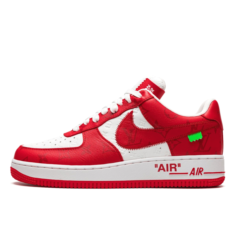 NIKE LOUIS VUITTON AIR FORCE 1 LOW "Virgil Abloh - White/Red"