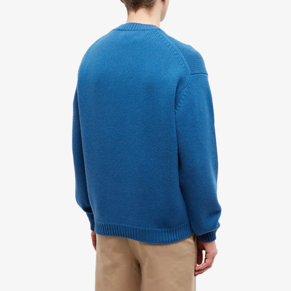 KENZO PARIS PIXEL ELEPHANT JUMPER CYAN