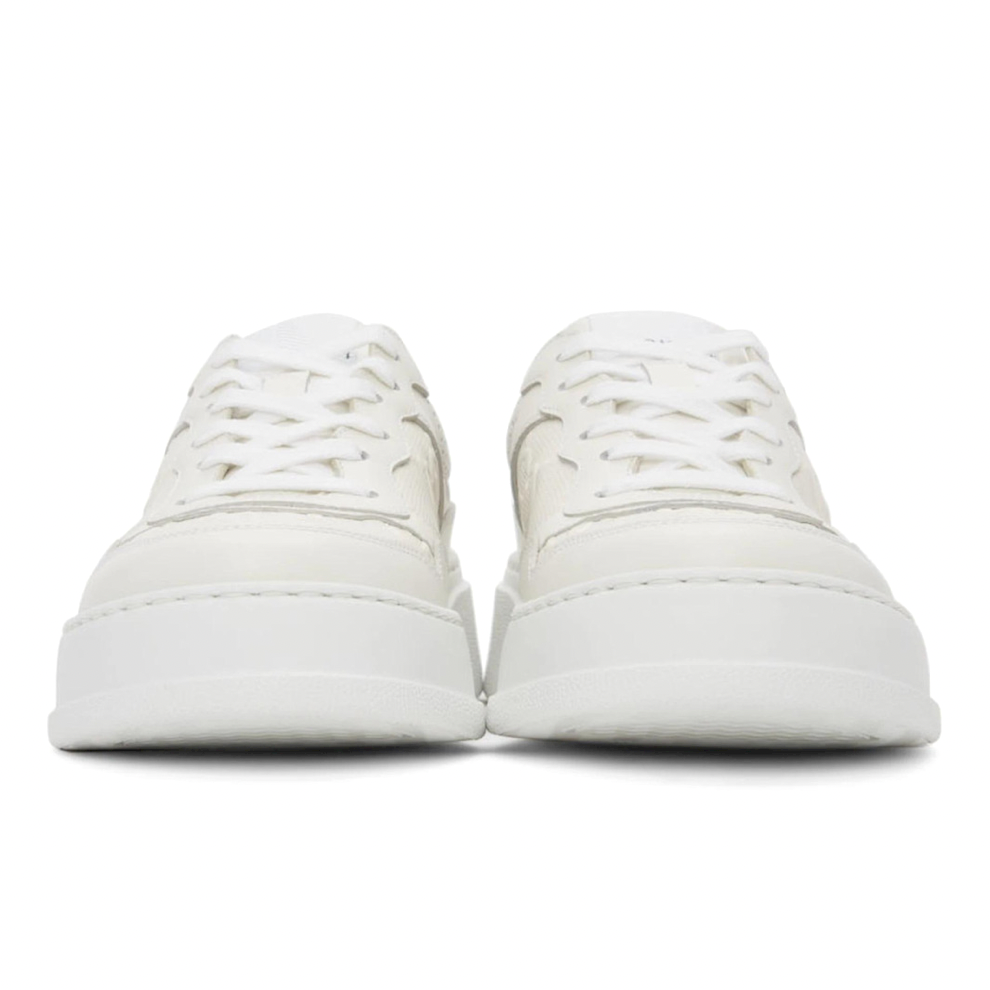 GUCCI White GG Embossed Sneakers