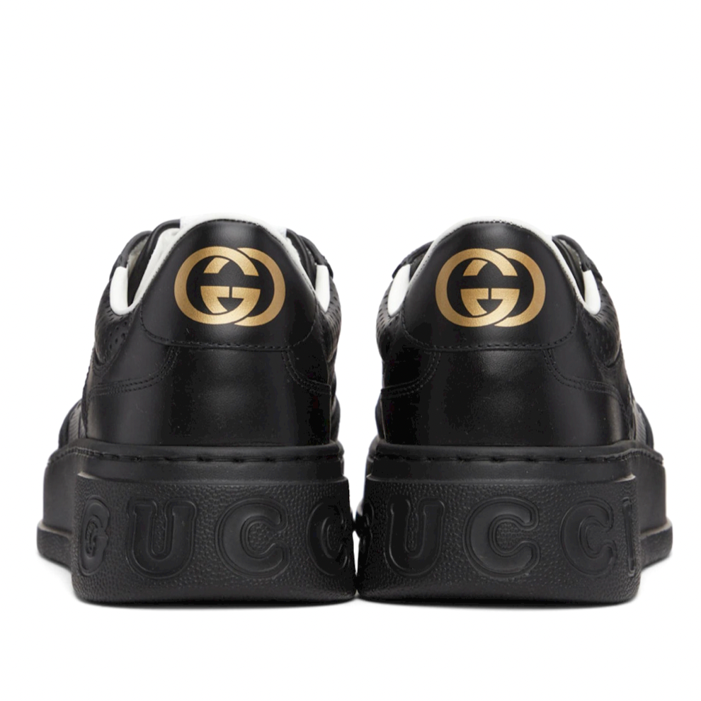 GUCCI Black GG Embossed Sneakers