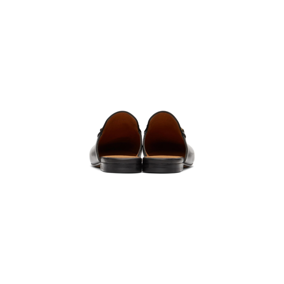 GUCCI Black Princetown Classic Loafers
