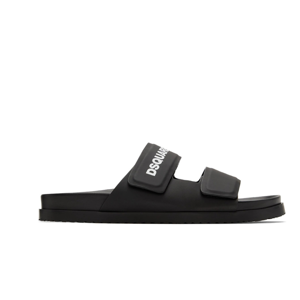 DSQUARED2 Black Logo Sandals