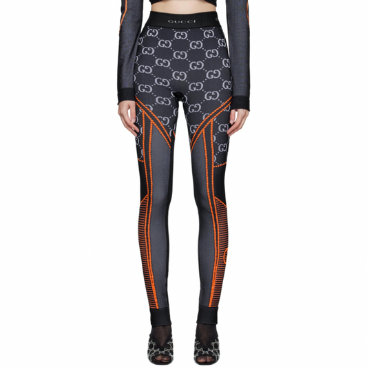 GUCCI Black GG Leggings
