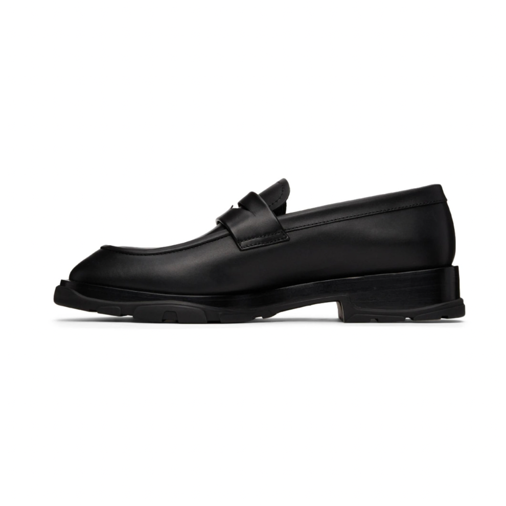 ALEXANDER MCQUEEN Black Swilly Loafers